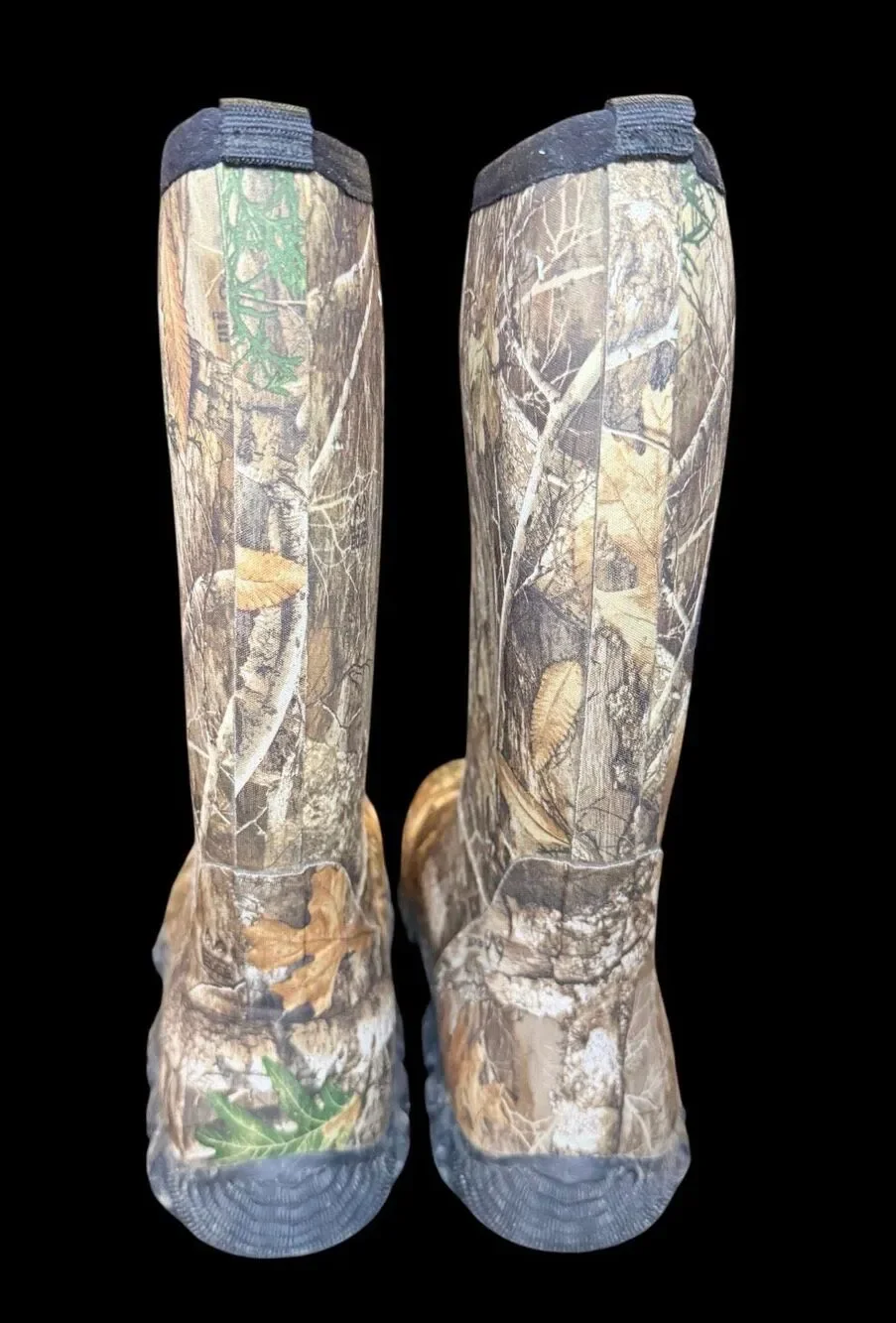 Magellan Outdoors Camo Rubber Boots Sz.11 Hunting Heavy-Duty Outdoors